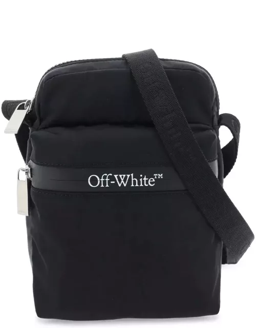 OFF-WHITE nylon crossbody bag