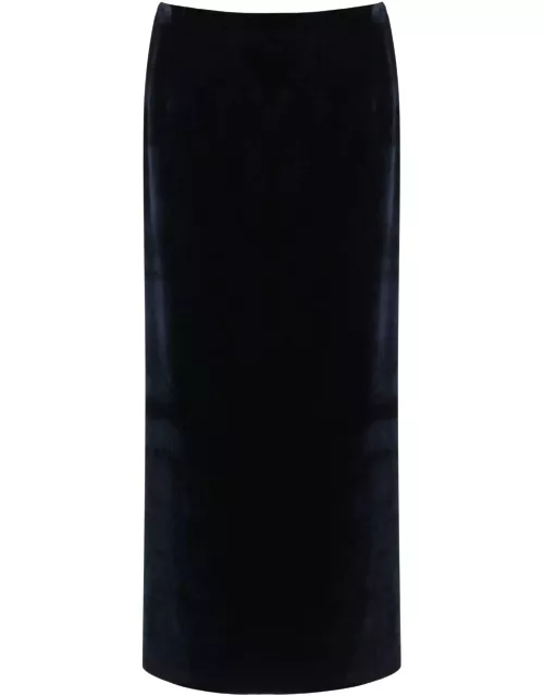 FENDI velvet maxi skirt