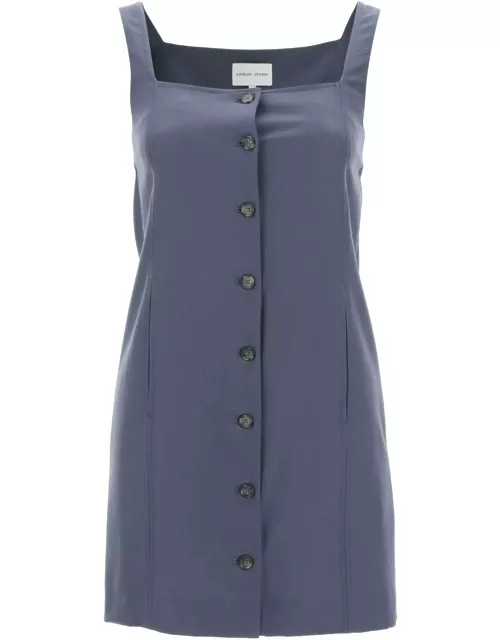 LOULOU STUDIO buttoned pinafore dres