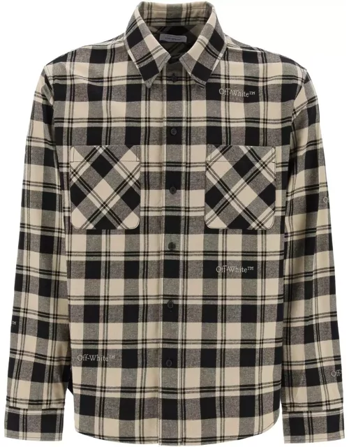 OFF-WHITE check flannel shirt