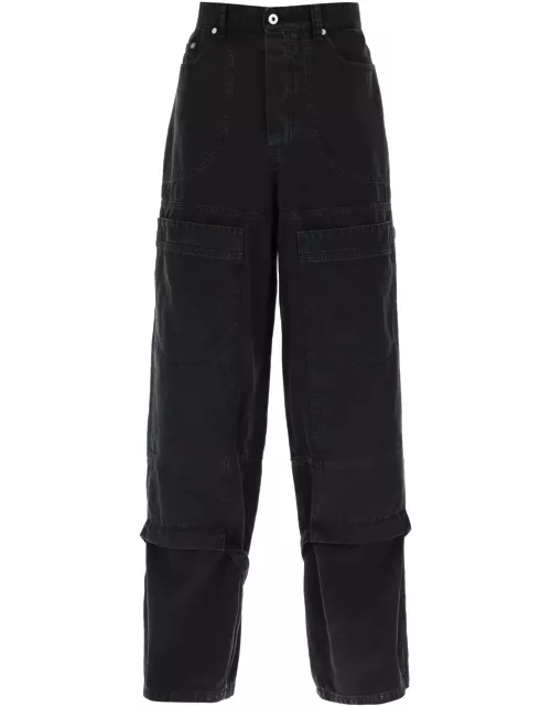 OFF-WHITE wide leg cargo pant