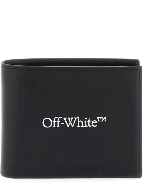 OFF-WHITE bookish logo bi-fold wallet
