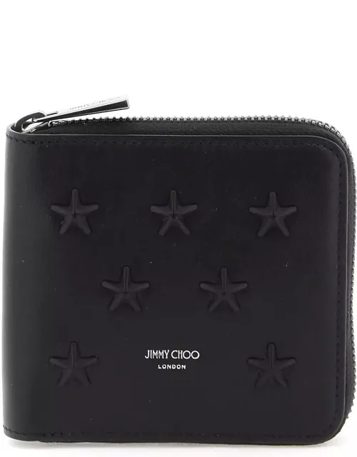 JIMMY CHOO zip-around wallet with star
