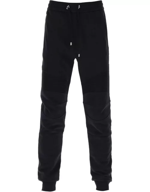 BALMAIN joggers with topstitched insert