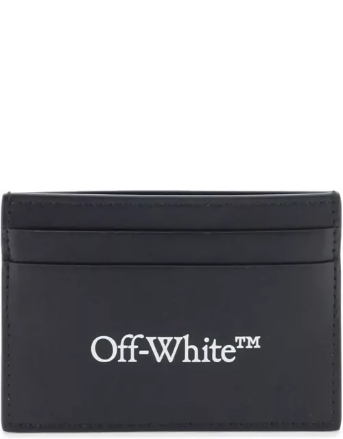 OFF-WHITE bookish logo card holder