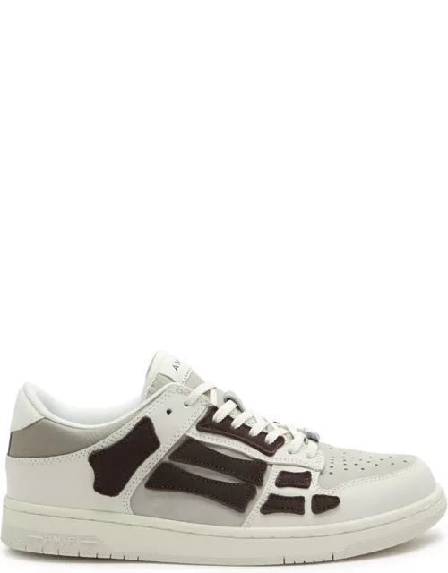 Amiri Skel Panelled Suede Sneakers - Brown - 40 (IT40 / UK6)