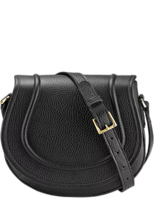 Jenni Saddle Leather Crossbody Bag