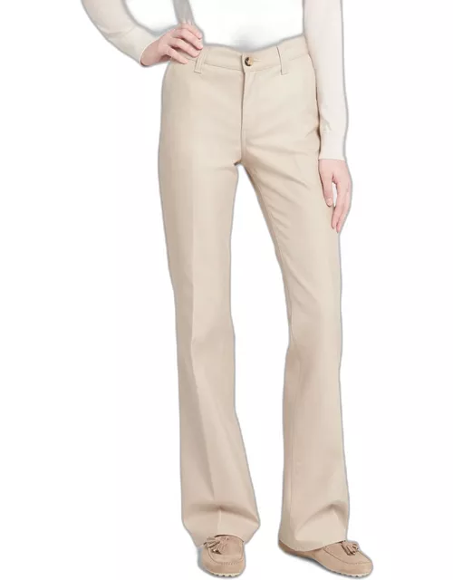 Thayer Luxury Cotton Straight-Leg Pant
