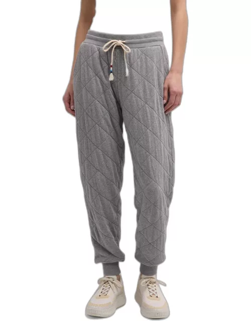 Quilted Drawstring Jogger