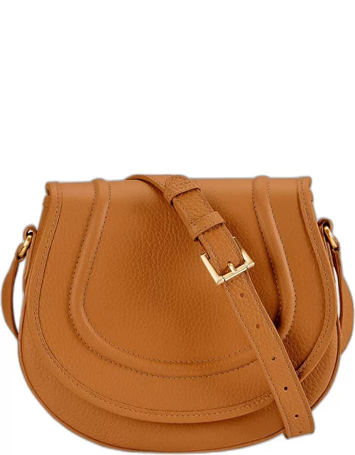 Jenni Saddle Leather Crossbody Bag