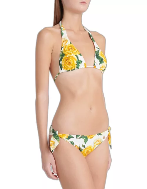 Flowering Triangle Two-Piece Bikini Set