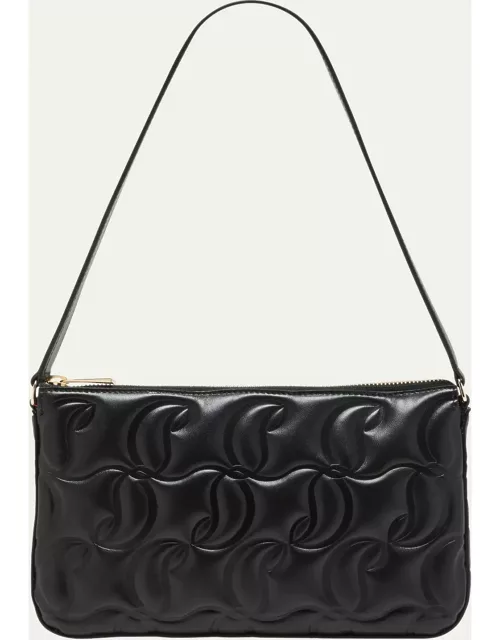 Loubila Shoulder Bag in CL Embossed Nappa Leather