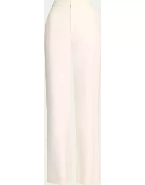 x Atelier Jolie Silk Wide-Leg Trouser