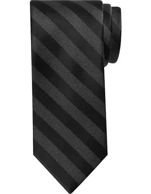 Awearness Kenneth Cole Men's Tonal Stripe Tie Black