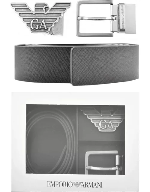 Emporio Armani Reversible Belt Gift Set Black