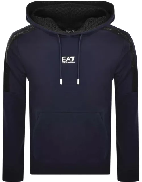 EA7 Emporio Armani Logo Hoodie Navy