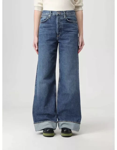 Jeans AGOLDE Woman color Deni