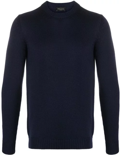 Wool sweater blue