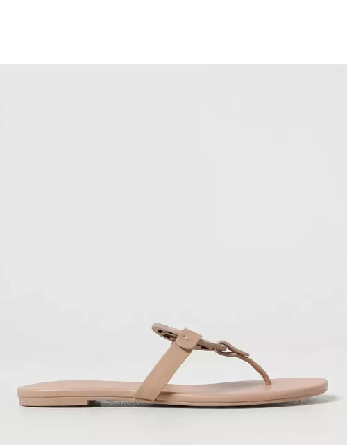 Flat Sandals TORY BURCH Woman colour Beige