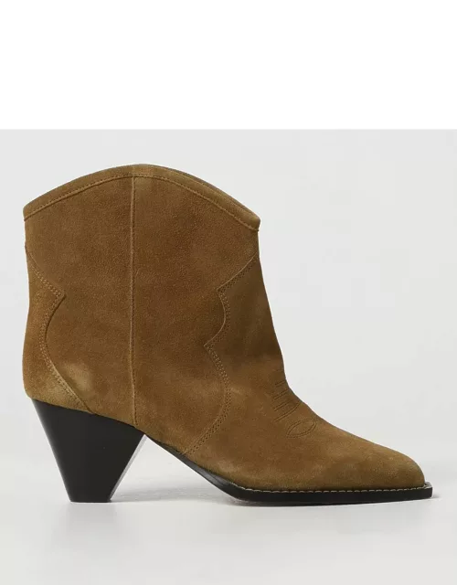 Flat Ankle Boots ISABEL MARANT Woman color Brown