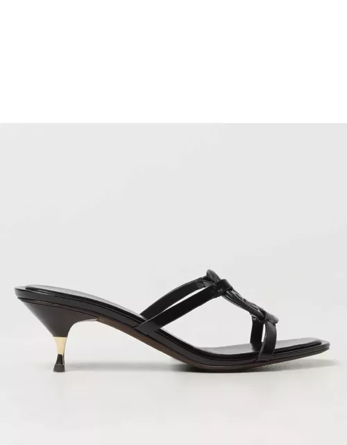Heeled Sandals TORY BURCH Woman colour Black