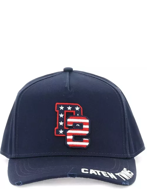 DSQUARED2 baseball cap with embroidered patch