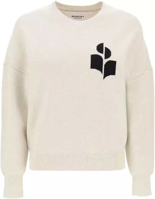 ISABEL MARANT ETOILE atlee sweater with logo intarsia