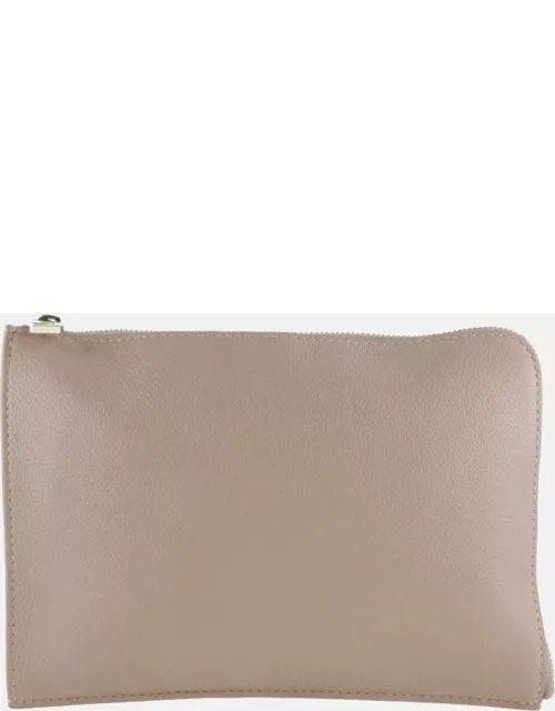 Louis Vuitton Brown Leather Taurillon Pochette Jour Clutch Bag Clutch Bag