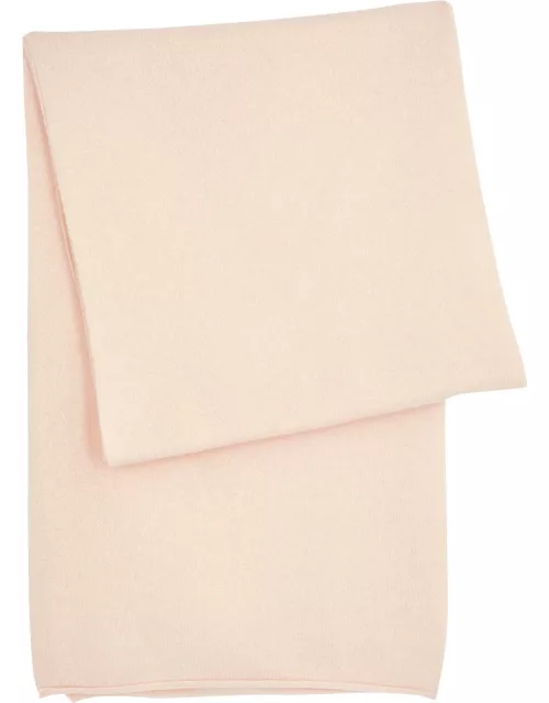 Crush Cashmere Waya Mini Cashmere Scarf - Light Pink