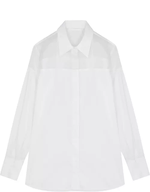 Helmut Lang Panelled Cotton Shirt - White - M (UK12 / M)