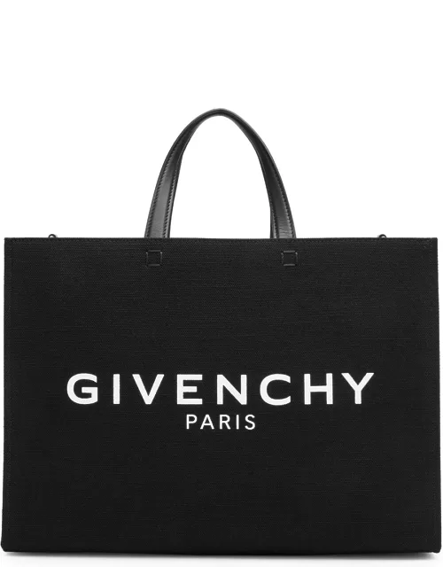 Givenchy G-Tote Medium Logo Canvas bag - Black And White