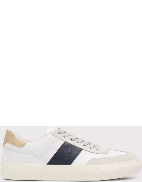 Men's Leather and Suede Low-Top Sneaker