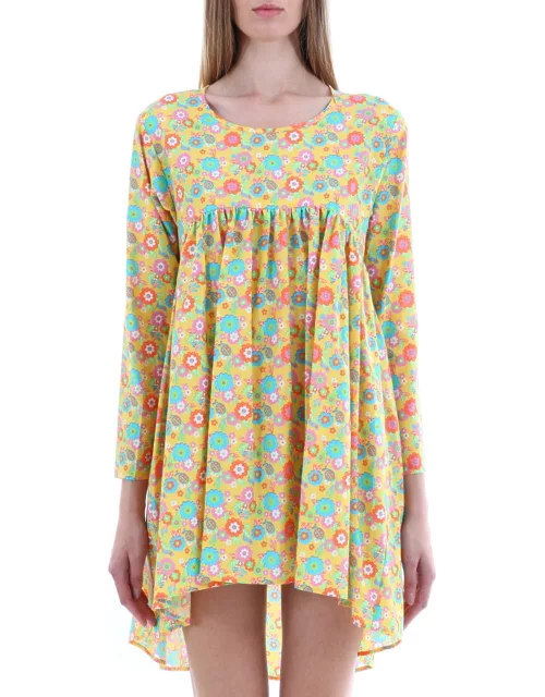 Yellow floral dres