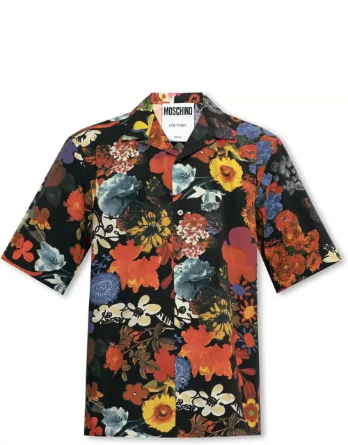 Moschino Floral-printed Short-sleeved Shirt