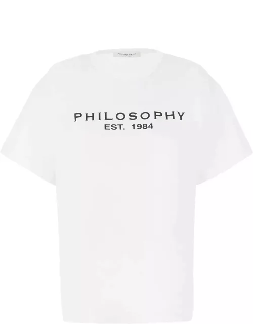 Philosophy di Lorenzo Serafini Logo Printed Crewneck T-shirt