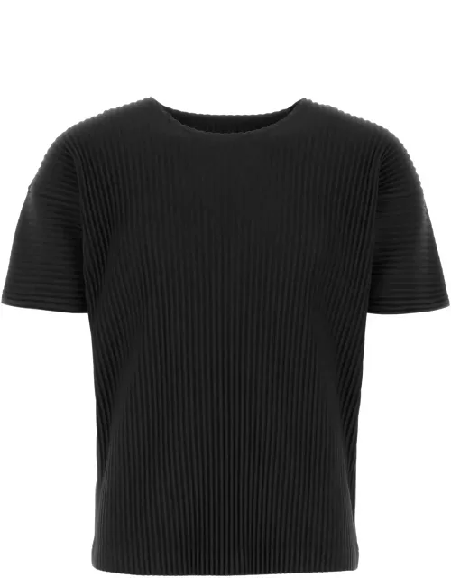 Homme Plissé Issey Miyake Black Polyester T-shirt