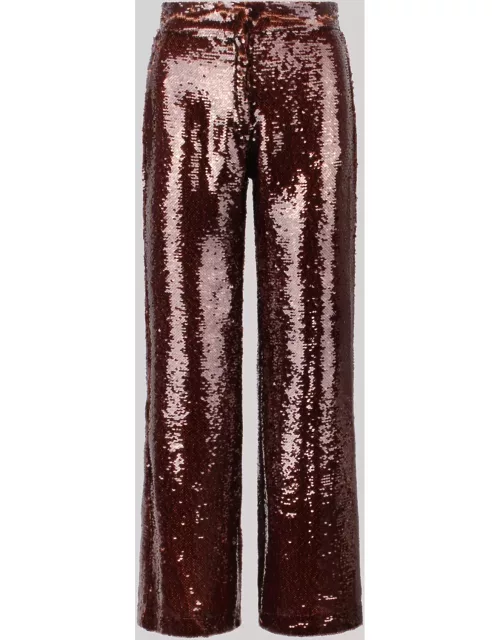 Sabina Musayev Sequined Flared Trouser