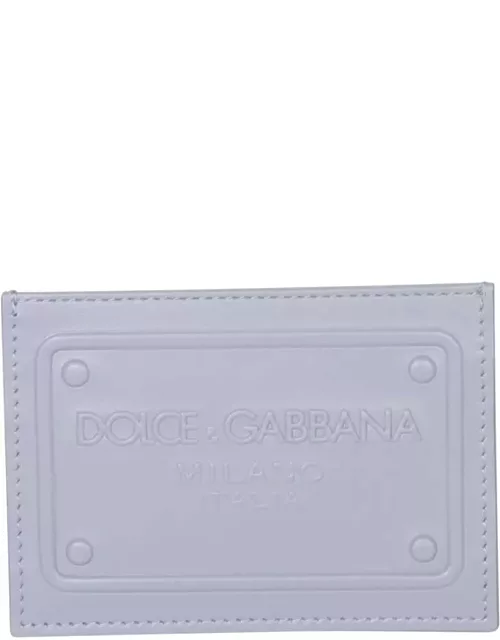 Dolce & Gabbana Logo Grey Cardholder