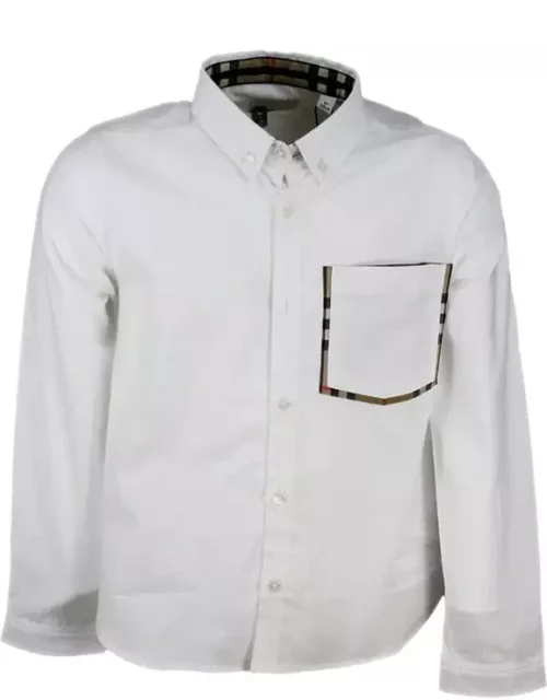 Burberry Shirt With Check Pocket