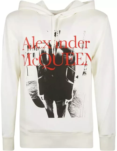 Alexander McQueen Printed Hooded Sweatshirt
