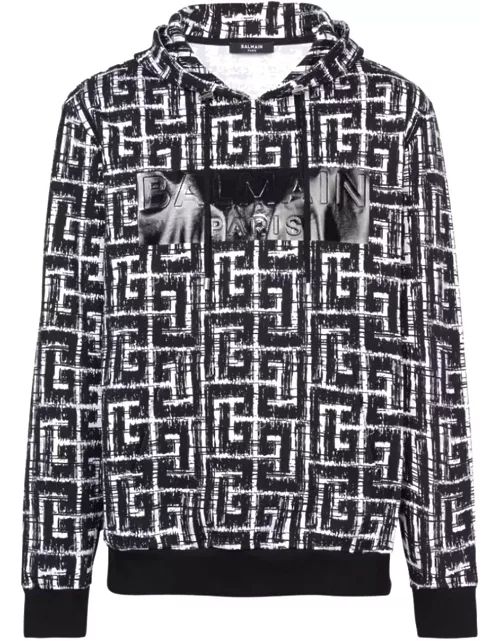 Balmain Cotton Monogrammed Sweatshirt