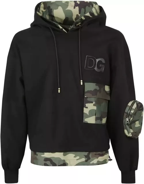 Dolce & Gabbana Camouflage-print Hooded Sweatshirt