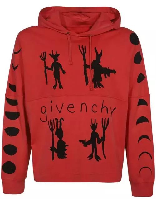 Givenchy Cotton Hooded Sweatshirt