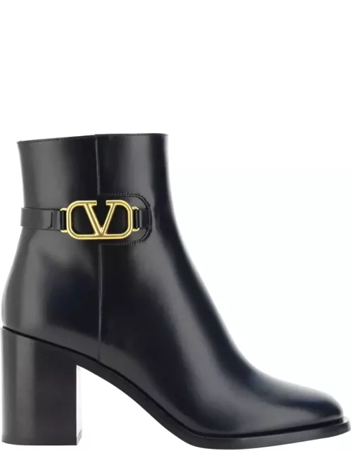Valentino Garavani Garavani Vlogo Leather Ankle Boot