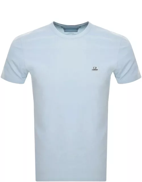 CP Company Jersey Logo T Shirt Blue