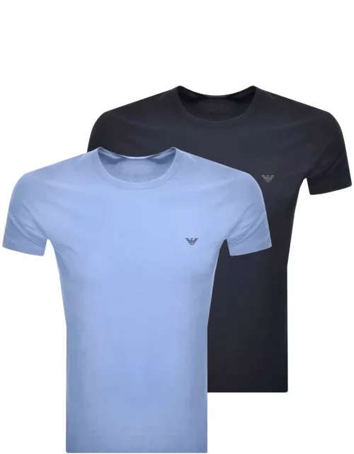 Emporio Armani Lounge Two Pack T Shirt