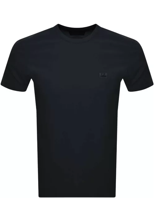 CP Company Jersey Logo T Shirt Navy