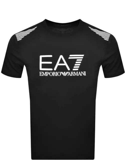 EA7 Emporio Armani Logo T Shirt Black