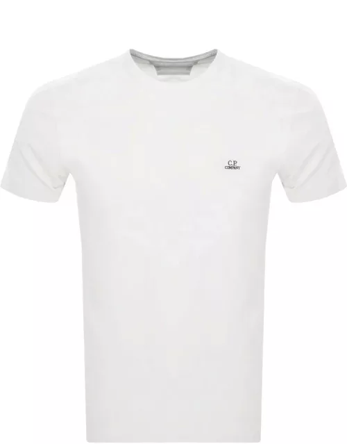 CP Company Jersey Logo T Shirt White