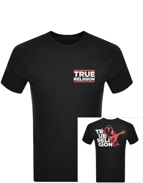 True Religion Half Buddha T Shirt Black